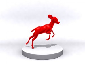 cartoon fawn 3d printing 3D 打印模型