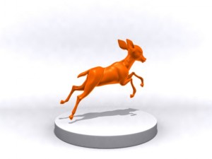 cartoon fawn 3d printing 3D 打印模型