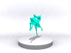 cartoon fawn 3d printing 3D 打印模型
