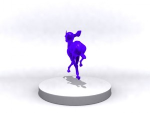 cartoon fawn 3d printing 3D 打印模型