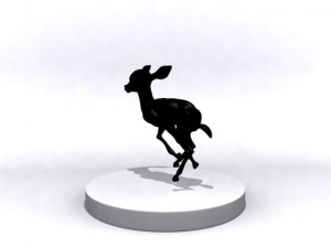cartoon fawn 3d printing 3D 打印模型
