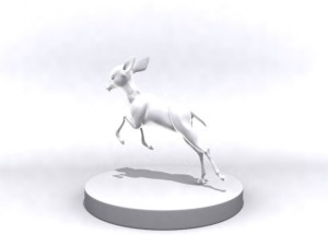 cartoon fawn 3d printing 3D 打印模型