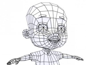 cartoon boy 3D Model