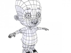 cartoon boy 3D Model