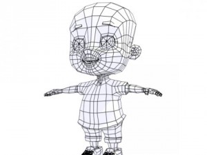 cartoon boy 3D Model