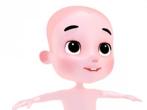 cartoon boy 3D Model