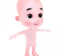 cartoon boy 3D Model