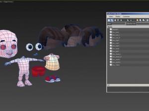 cartoon boy 3D Model