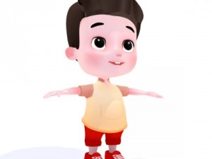 cartoon boy 3D Model