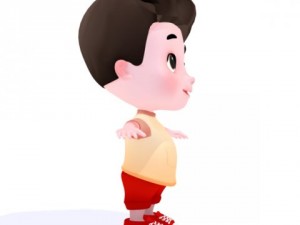 cartoon boy 3D Model