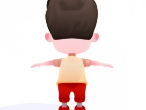 cartoon boy 3D Model