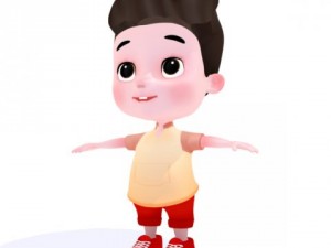 cartoon boy 3D Model