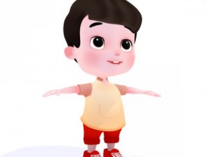 cartoon boy 3D Model