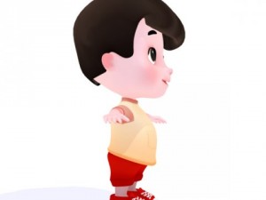 cartoon boy 3D Model