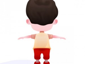 cartoon boy 3D Model
