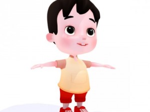 cartoon boy 3D Model