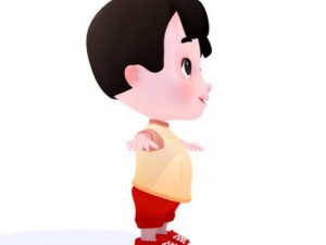 cartoon boy 3D Model