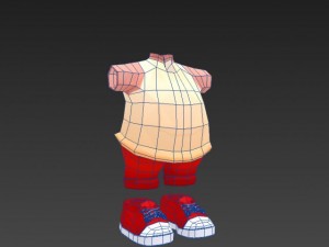cartoon boy 3D Model