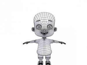 cartoon boy 3D Model