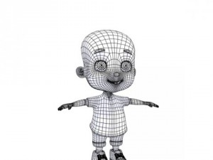 cartoon boy 3D Model