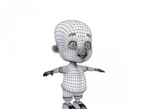 cartoon boy 3D Model