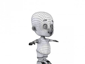 cartoon boy 3D Model