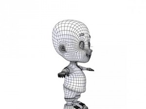 cartoon boy 3D Model