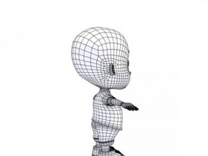 cartoon boy 3D Model