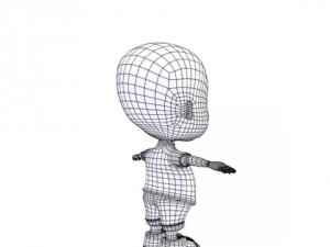 cartoon boy 3D Model