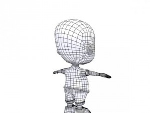 cartoon boy 3D Model