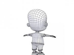 cartoon boy 3D Model