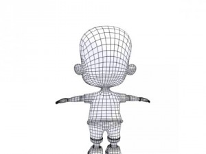 cartoon boy 3D Model