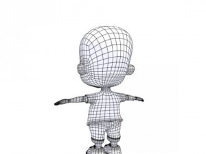 cartoon boy 3D Model