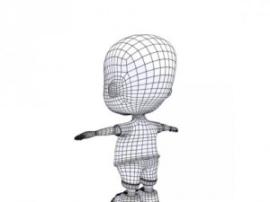 cartoon boy 3D Model