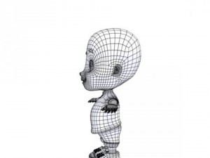 cartoon boy 3D Model
