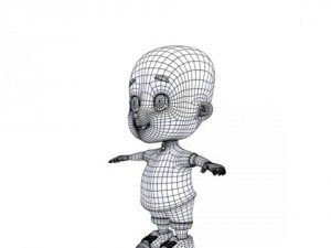cartoon boy 3D Model