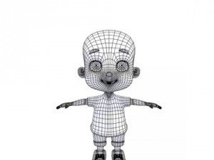 cartoon boy 3D Model