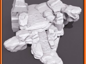 generic stone stairs basemesh Modelo 3D
