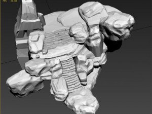 generic stone stairs basemesh Modelo 3D