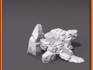 generic stone stairs basemesh Modelo 3D
