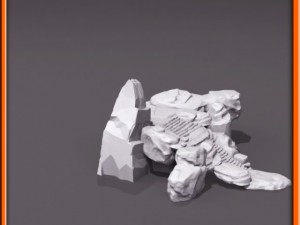 generic stone stairs basemesh Modelo 3D