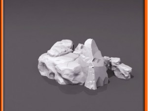 generic stone stairs basemesh Modelo 3D