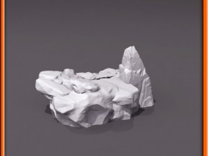 generic stone stairs basemesh Modelo 3D