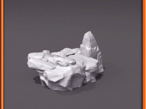 generic stone stairs basemesh Modelo 3D