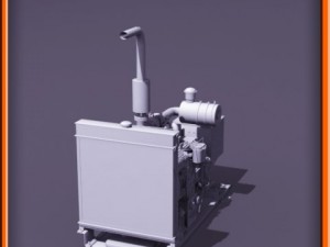 Diesel generator Modello 3D