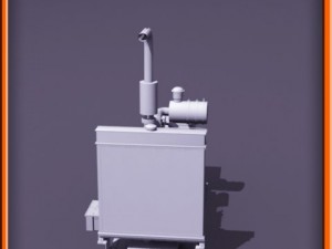 Diesel generator Modello 3D