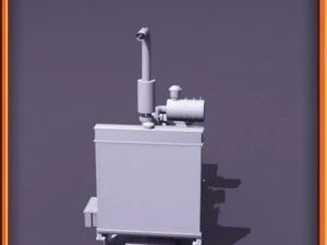 Diesel generator 3D Model