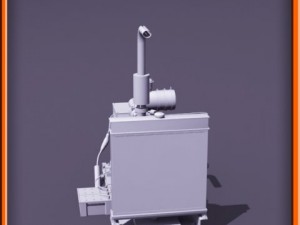 Diesel generator Modello 3D