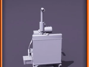 Diesel generator 3D Model