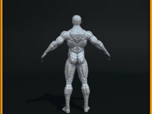 realistic male body 3D 모델